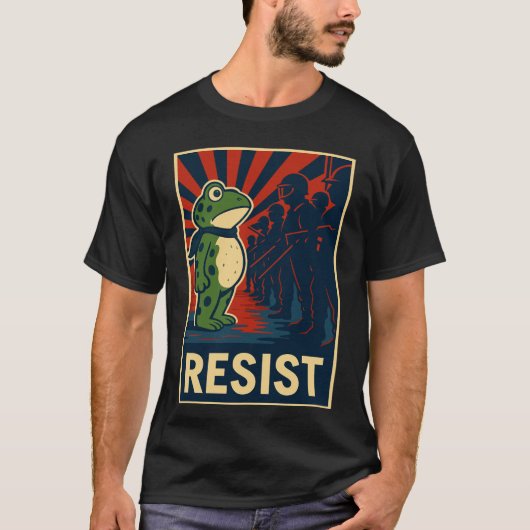 Portland Frog Protest T-Shirt (Vorderseite)