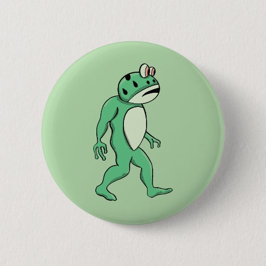 Portland frog sasquatch button (Vorderseite)