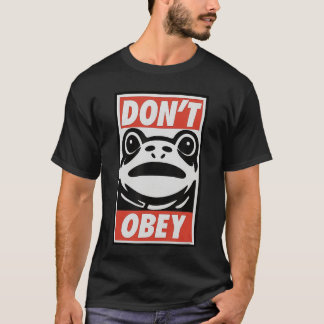 Portland Frosch gehorcht nicht T-Shirt