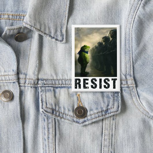 Portland Frosch Protest Button