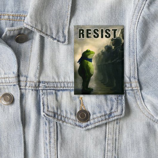 Portland Frosch Protest Button