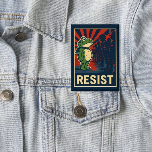 Portland Frosch Protest Button