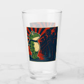 Portland Frosch Protest Glas (Vorderseite)