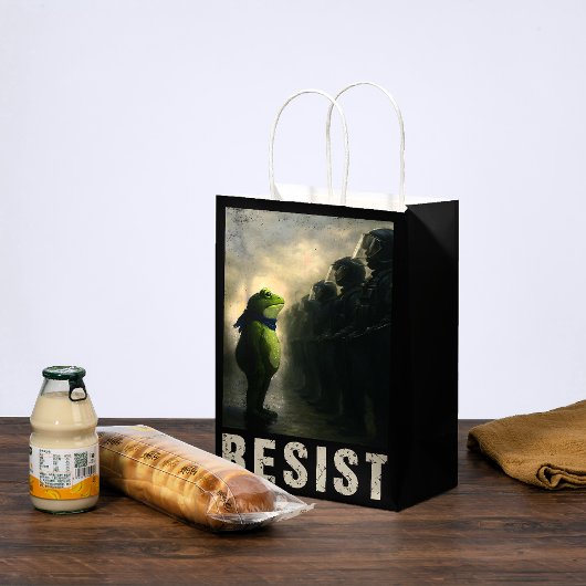 Portland Frosch Protest Mittlere Geschenktüte