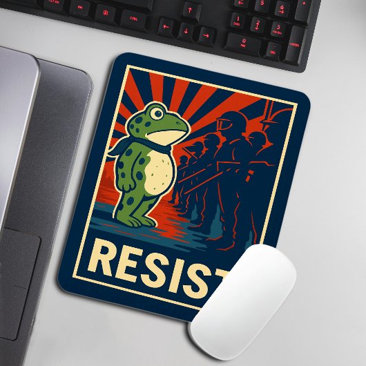 Portland Frosch Protest Mousepad