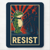 Portland Frosch Protest Mousepad (Vorne)