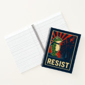 Portland Frosch Protest Notizblock (Innenseite)