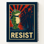 Portland Frosch Protest Notizblock (Rückseite)
