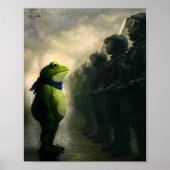 Portland Frosch Protest Poster (Vorne)