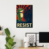 Portland Frosch Protest Poster (Heimbüro)