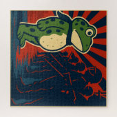 Portland Frosch Protest Puzzle (Horizontal)