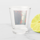 Portland Frosch Protest Schnapsglas (Rückseite)