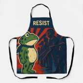 Portland Frosch Protest Schürze (Vorderseite)
