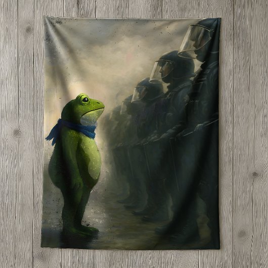 Portland Frosch Protest Sherpadecke