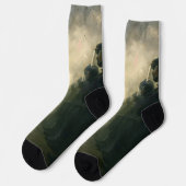 Portland Frosch Protest Socken (Linkes Detail)