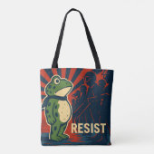 Portland Frosch Protest Tasche (Rückseite)