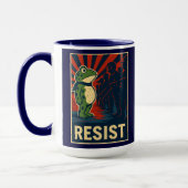 Portland Frosch Protest Tasse (Links)