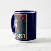 Portland Frosch Protest Tasse (Vorderseite Links)