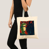 Portland Frosch Protest Tragetasche (Vorderseite (Produkt))