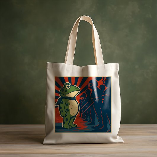 Portland Frosch Protest Tragetasche