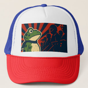Portland Frosch Protest Truckerkappe