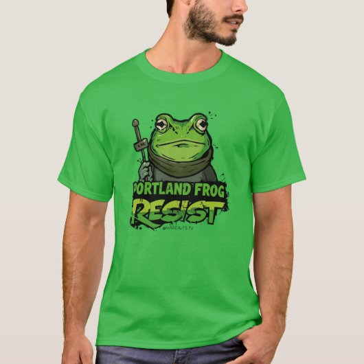 Portland Frosch T-Shirt (Vorderseite)