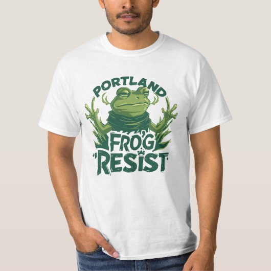 Portland Frosch T-Shirt (Vorderseite)