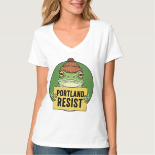 Portland Frosch Widerstandsaktivist T-Shirt