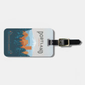 Portland Gepäckanhänger (Vorderseite horizontal)