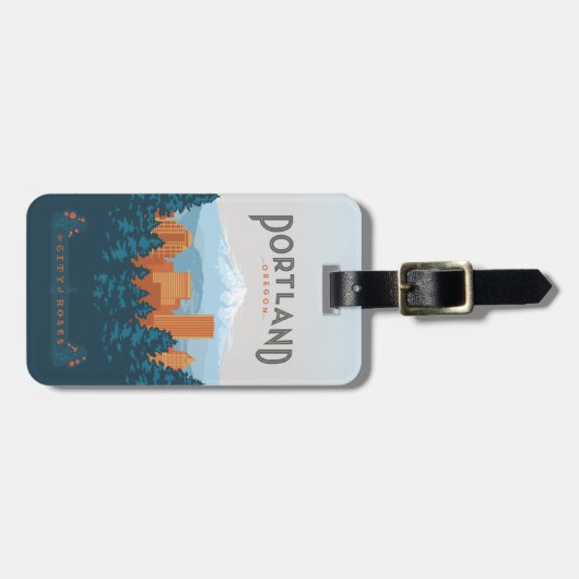 Portland Gepäckanhänger (Vorderseite horizontal)