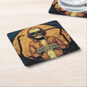 Portland Hands Tatts Rechteckiger Pappuntersetzer (angewinkelt)