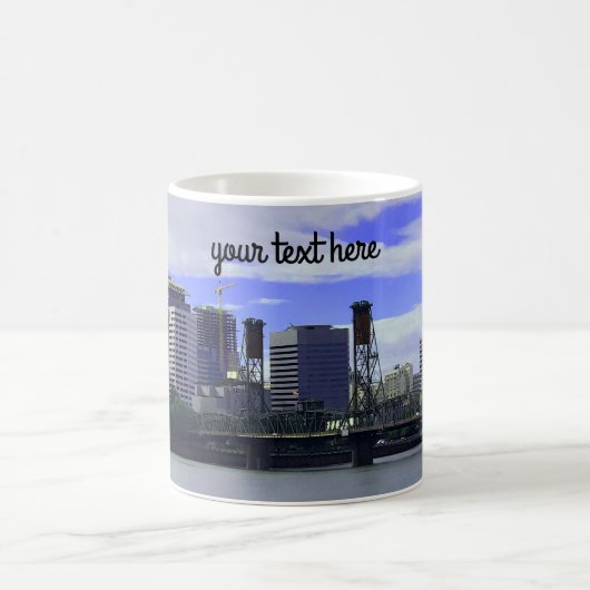 Portland Hawthorne Bridge #1 Tasse (Mittel)