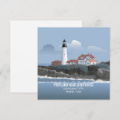 Portland Head Leuchtturm (Vorne/Hinten)