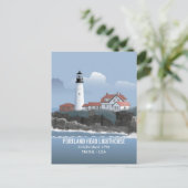 Portland Head Leuchtturm Postkarte (Stehend Vorderseite)