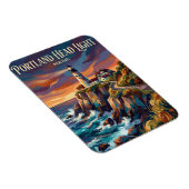 Portland Head Leuchtturm USA Magnet (Rechte Seite)