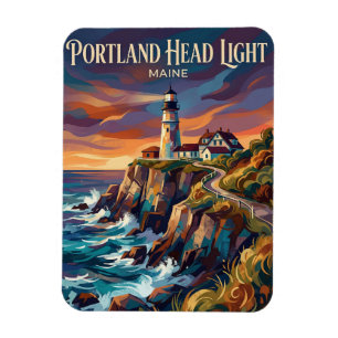 Portland Head Leuchtturm USA Magnet
