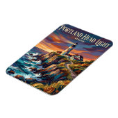 Portland Head Leuchtturm USA Magnet (Linke Seite)