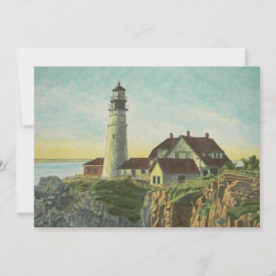 Portland Head Light Aquarell
