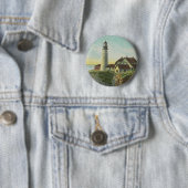 Portland Head Light Aquarell Button (Beispiel)