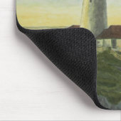 Portland Head Light Aquarell Mousepad (Ecke)