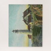 Portland Head Light Aquarell Puzzle (Vertikal)