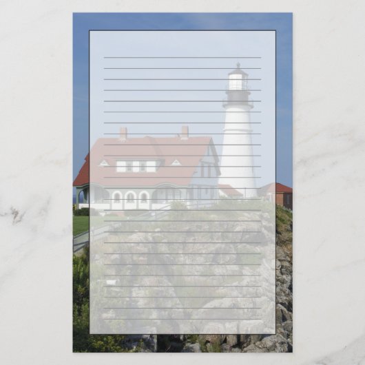 Portland Head Light, Cape Elizabeth, Maine, Briefpapier (Vorderseite)