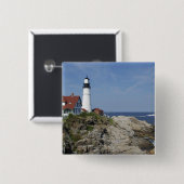 Portland Head Light, Cape Elizabeth, Maine, Button (Vorne & Hinten)