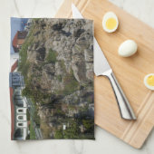 Portland Head Light, Cape Elizabeth, Maine, Handtuch (Viertel Falte)