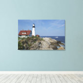 Portland Head Light, Cape Elizabeth, Maine, Leinwanddruck (Insitu (Holzboden))