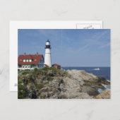 Portland Head Light, Cape Elizabeth, Maine, Postkarte (Vorne/Hinten)