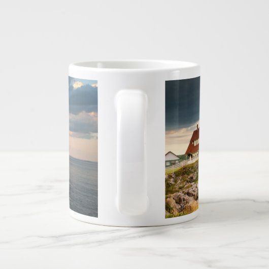 Portland Head Light | Cape Elizabeth ME Jumbo-Tasse (Rückseite)