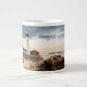 Portland Head Light | Cape Elizabeth ME Jumbo-Tasse (Vorderseite)