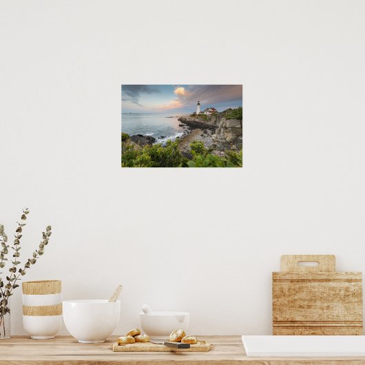Portland Head Light | Cape Elizabeth, ME Poster (Küche)