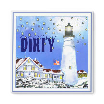 Portland Head Light Dishwasher Magnet Dirty #2